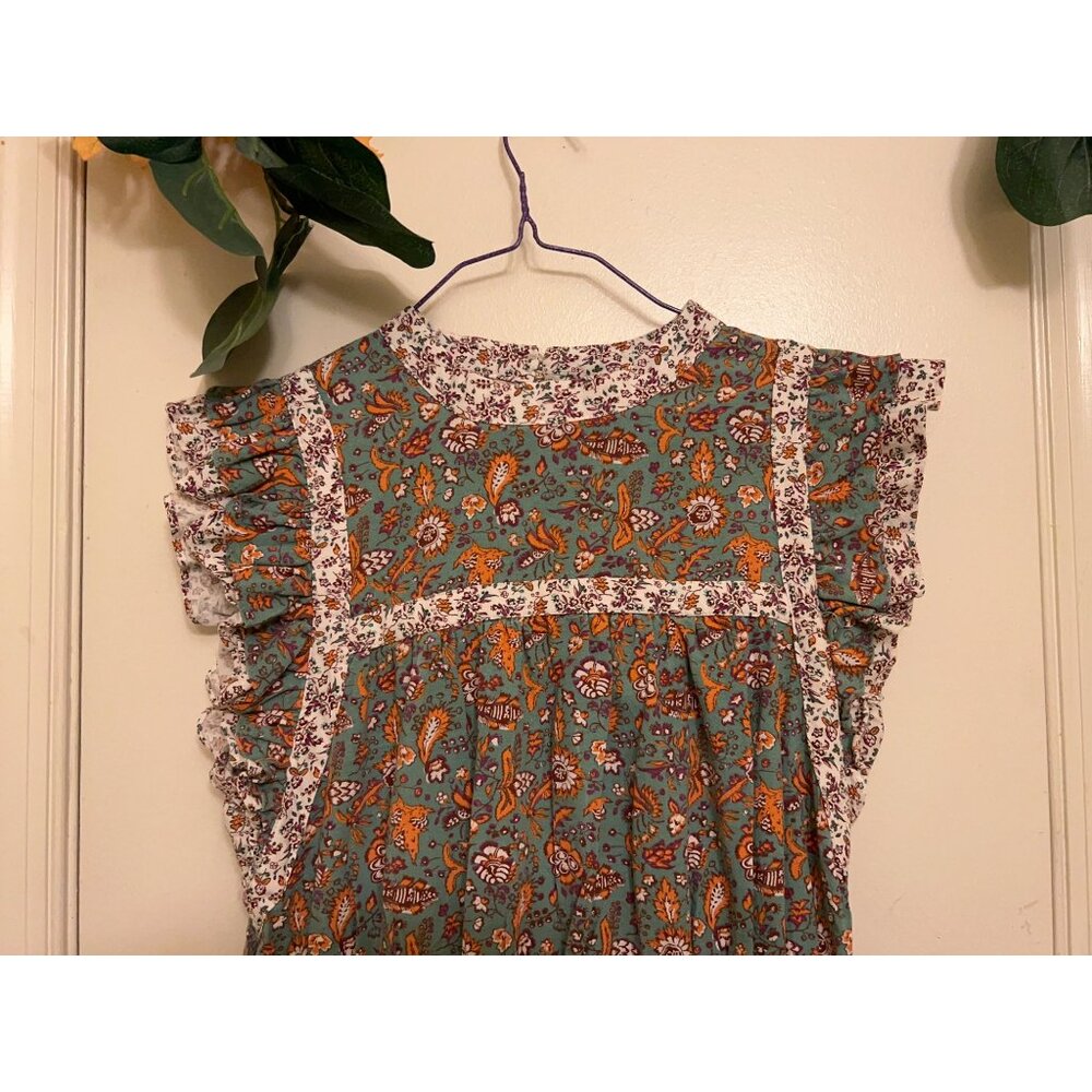 Universal Thread Dress Prarie Boho~Cotton Dress Size M - Picture 4 of 16